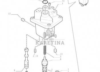New Holland T6010 T6090 T6070 Korpus zaworu 87306837