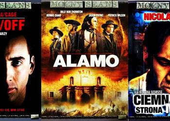 BEZ TWARZY * ALAMO * CIEMNA STRONA MIASTA *  PAKIET 3 FILMÓW