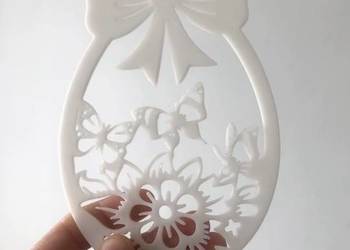 Mały witraż z motylkiem/Wielkanoc