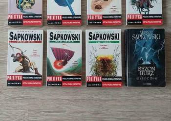 Wiedźmin 8 Tomów cała saga o Wiedźminie oraz 2 tomy opowiadań okazja !