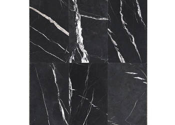 PŁYTKI MARMUROWE CZARNE 15,25X30,5X1 CM