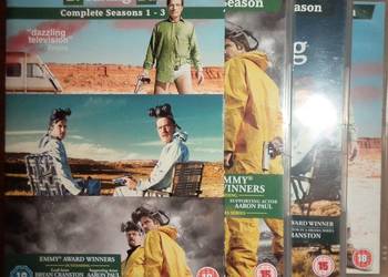 Breaking Bad complete seasons 1, 2 i 3 po angielsku, 11 DVD