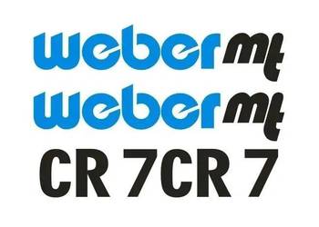 Naklejki oklejenie WEBER CR 7 Zamiennik