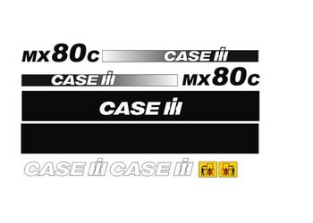 Naklejki Case mc 80c i inne modele super mocne zamienniki