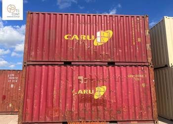 Kontener morski magazynowy budowlany 20 DV używany 6 metrowy