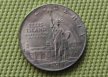 Moneta/Numizmat/Kopia - 1 DOLLAR 1906 USA - ''ELLIS ISLAND''