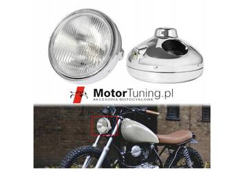 REFLEKTOR LAMPA DO MOTOCYKLA CHROMOWANA CB400 INNE