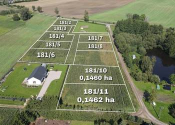 Działki budowlane Szylina / od 13 do 21 arów / media / WZ