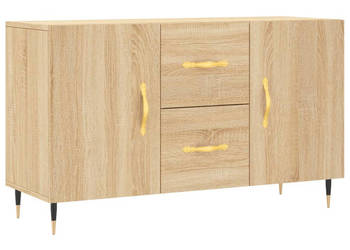Komoda dąb sonoma 100x36x60 cm materiał drewnopochodny WM-828151