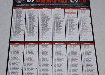 Kalendarz Strażacki OSP Dąbrówka Mała 2026, 30x42cm (Kolekcje. Plakaty)