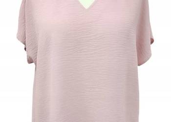 Bluzka TOP CAMILLA damska rozmiar 52 biust 120cm-brudny róż