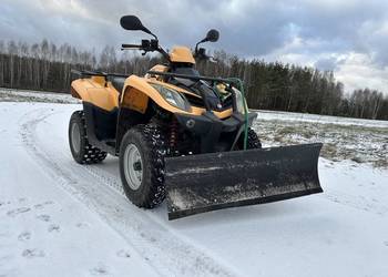 Quad z pługiem Kymco Mxu 250