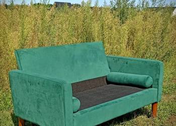 Sofa 2 osobowa butelkowa zieleń 120cm