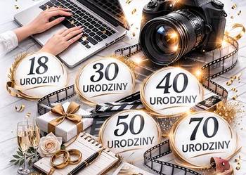 Film ze zdjęć i wideo – PREZENT na Urodziny, Rocznicę, Ślub , itp.