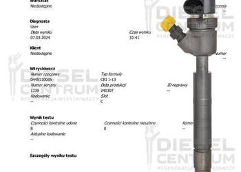 WTRYSKIWACZ BOSCH 0445110035 VITO SPRINTER K. V 2.2 CDI