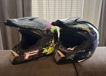 Kaski crossowe nowe na motocykl