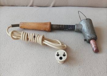 Stara lutownica dekarska oporowa (grzałkowa) z czasów PRL Stara lutownica dekarska oporowa (grzałkowa) z czasów PRL