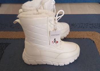 Eleganckie beżowe śniegowce na zimę – nowe