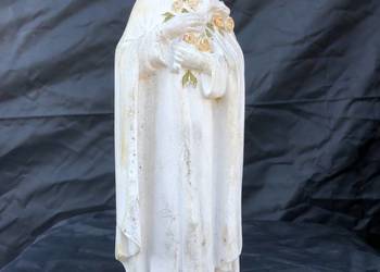 Św Teresa figurka gipsowa sygnowana. Depose