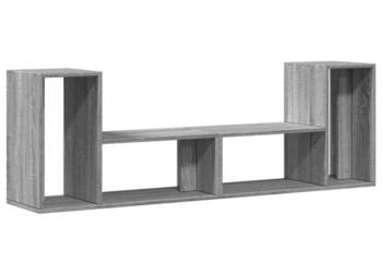 Szafki pod telewizor 2 szt. szary dąb sonoma 75x30x50 cm WM-840791