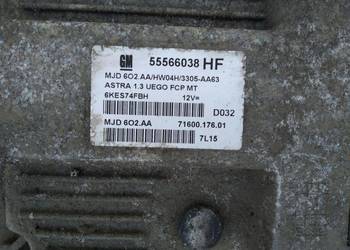 STEROWNIK SILNIKA KOMPUTER OPEL ASTRA III 3 H 1.3 CDTI 55566038