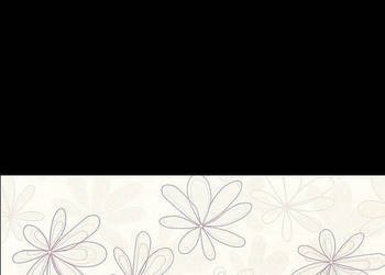 Dekor Capri fiolet Flower 20 x 50, Opoczno, aktualne, kafel