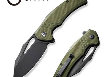 Nóż składany Civivi BullTusk OD Green G10, Black Stonewashed 14C28N (C2301…