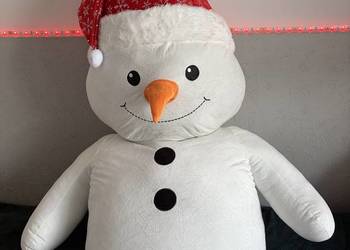 Pluszowy świąteczny bałwan