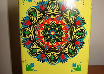 Agros blaszana puszka po słodyczach PRL