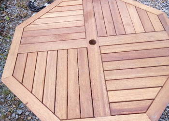 Stolik drewniany ogrodowy