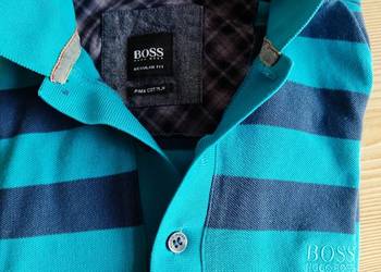 Koszulka polo z długim rękawem Hugo Boss w paski