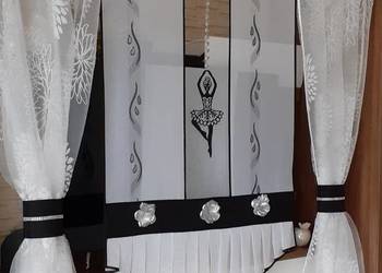 Firany + panel z baletnicą NOWE