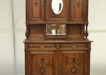 kredens dębowy secesja