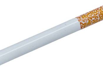 Fajka Metalowa w Kształcie Papierosa, Średnica 6 mm, Długość 7,5 cm