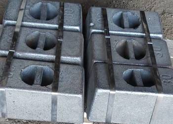 Bulby jachtowe, kile, kostka balastowa, prosiaki - Pb żeliwo