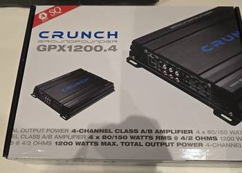 NOWY Crunch GPX1200.4 wzmacniacz samochodowy 4-kanałowy 1200W