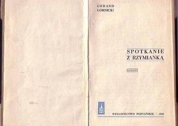 (6716) SPOTKANIE Z RZYMIANKĄ – GERARD GÓRNICKI