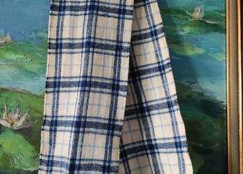 szalik vintage damski męski wełna angora ciepły modny wełniany