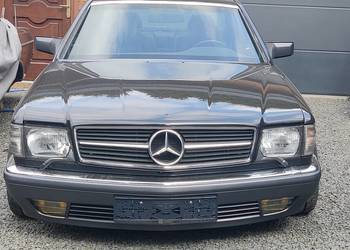Mercedes 126 sec zderzak przód Europa chrom stan bdb