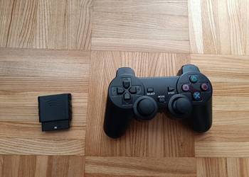 Pad bezprzewodowy PlayStation 2, PS2, czarny, nowy