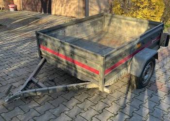 Przyczepka samochodowa lekka opłacona i zarejestrowana