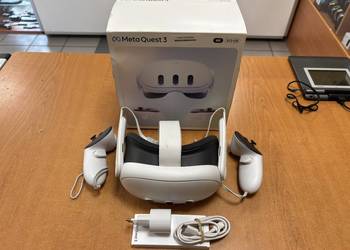 Gogle VR Meta Quest 3 512GB Autonomiczne Okulary VR/AR Komplet Zestaw