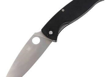 Nóż składany Spyderco Resilience G-10 Black Plain (C142GP)