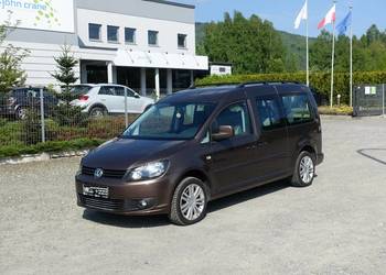 VW CADDY 1.6TDI 102KM DSG LIFT MAXI DŁUGI 7OSOBOWY BEZWYPADKOWY