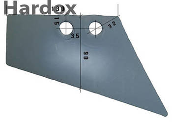 Lemiesz przedpłużka HARDOX 50604/P części do pługa FROST