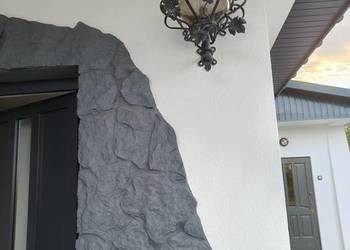 Duża lampa zewnętrzna ręcznie kuta