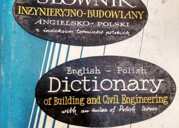 Słownik inżynieryjno budowlany kolekcje książki szkolne ang