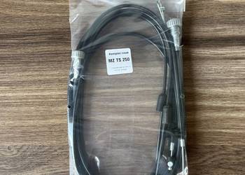 NOWY POLSKI KOMPLET LINEK LINKI MZ TS 250 CZARNE