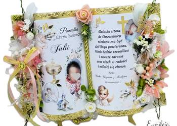 Pamiątka z okazji Chrztu Świętego w formie Księgi spersonalizowanej A4
