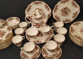 Zestaw kawowo obiadowy Royal Colclough Bone Chiny, vintage